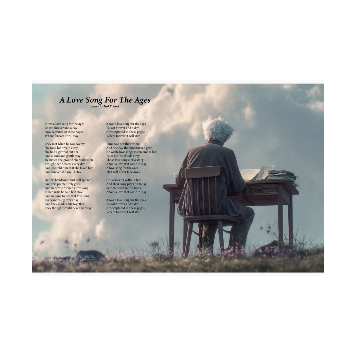 A Love Song For The Ages — Lyric Art Print (Matte Paper)