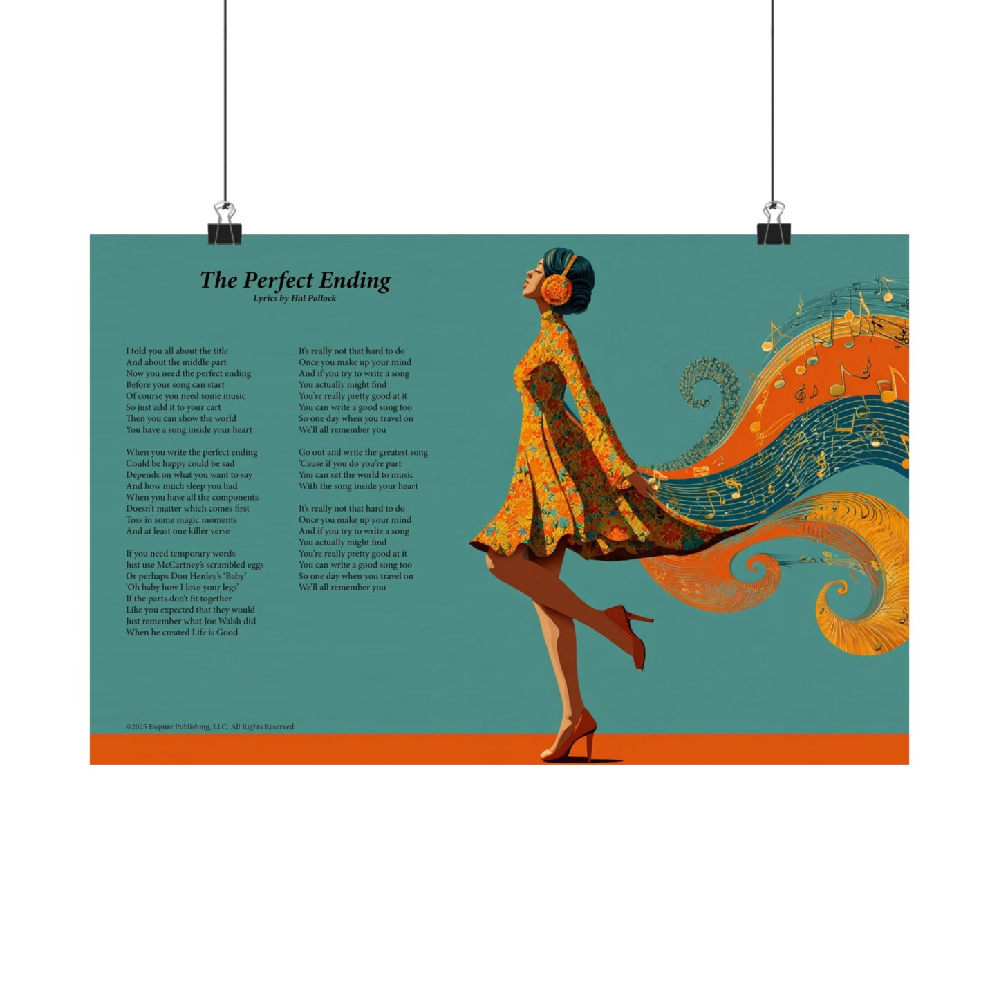 The Perfect Ending — Lyric Art Print (Matte Paper)