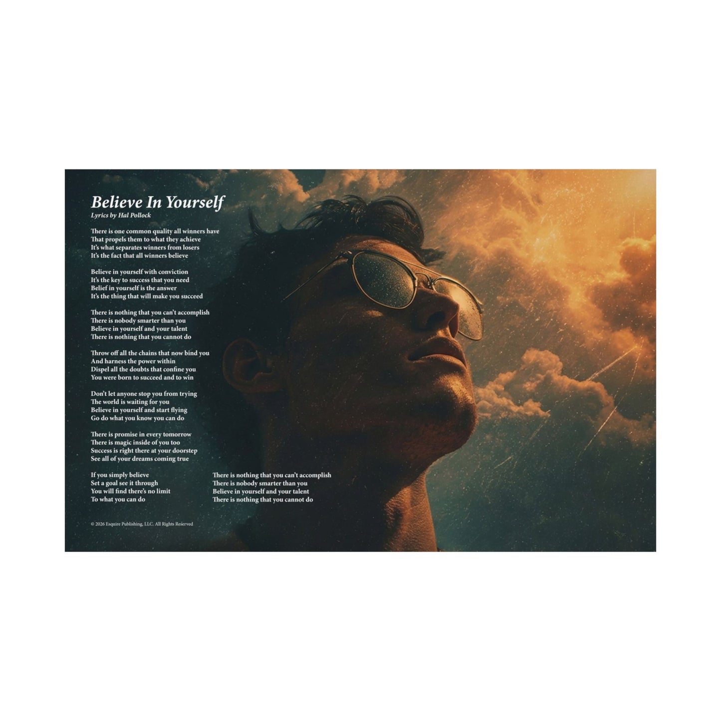 Believe In Yourself — Lyric Art Print (Matte Paper)