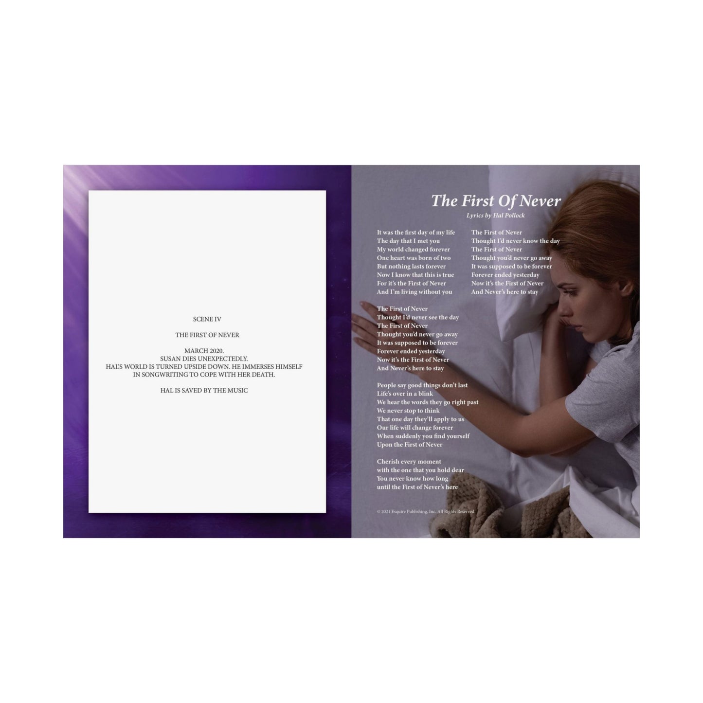 The First Of Never — Lyric Art Print (Matte Paper)