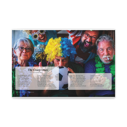 The Crazy Ones — Lyric Art Print (Canvas)
