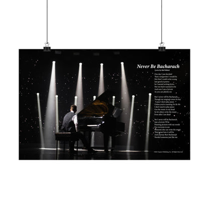 Never Be Bacharach — Lyric Art Print (Matte Paper)