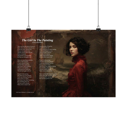 The Girl In The Painting — Lyric Art Print (Matte Paper)