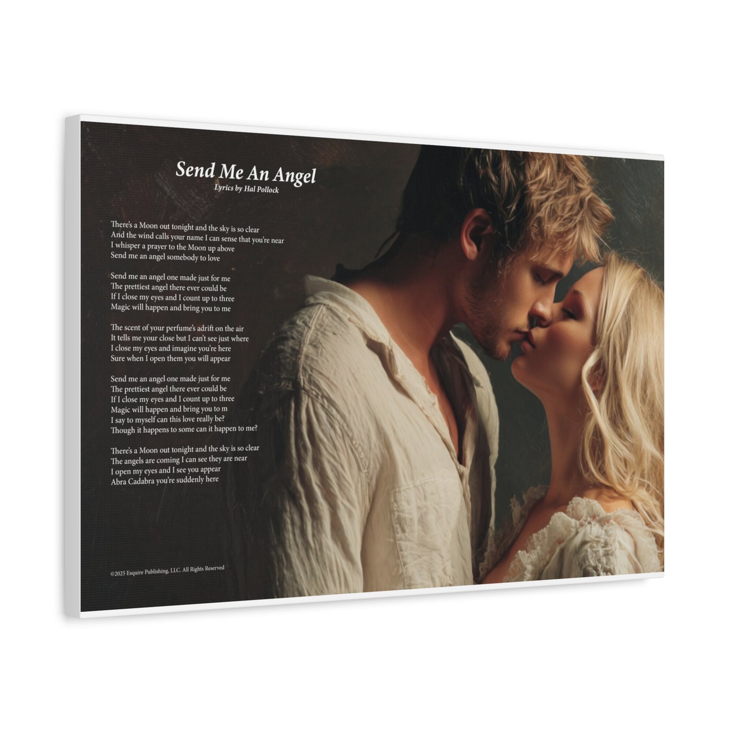 Send Me An Angel — Lyric Art Print (Canvas)