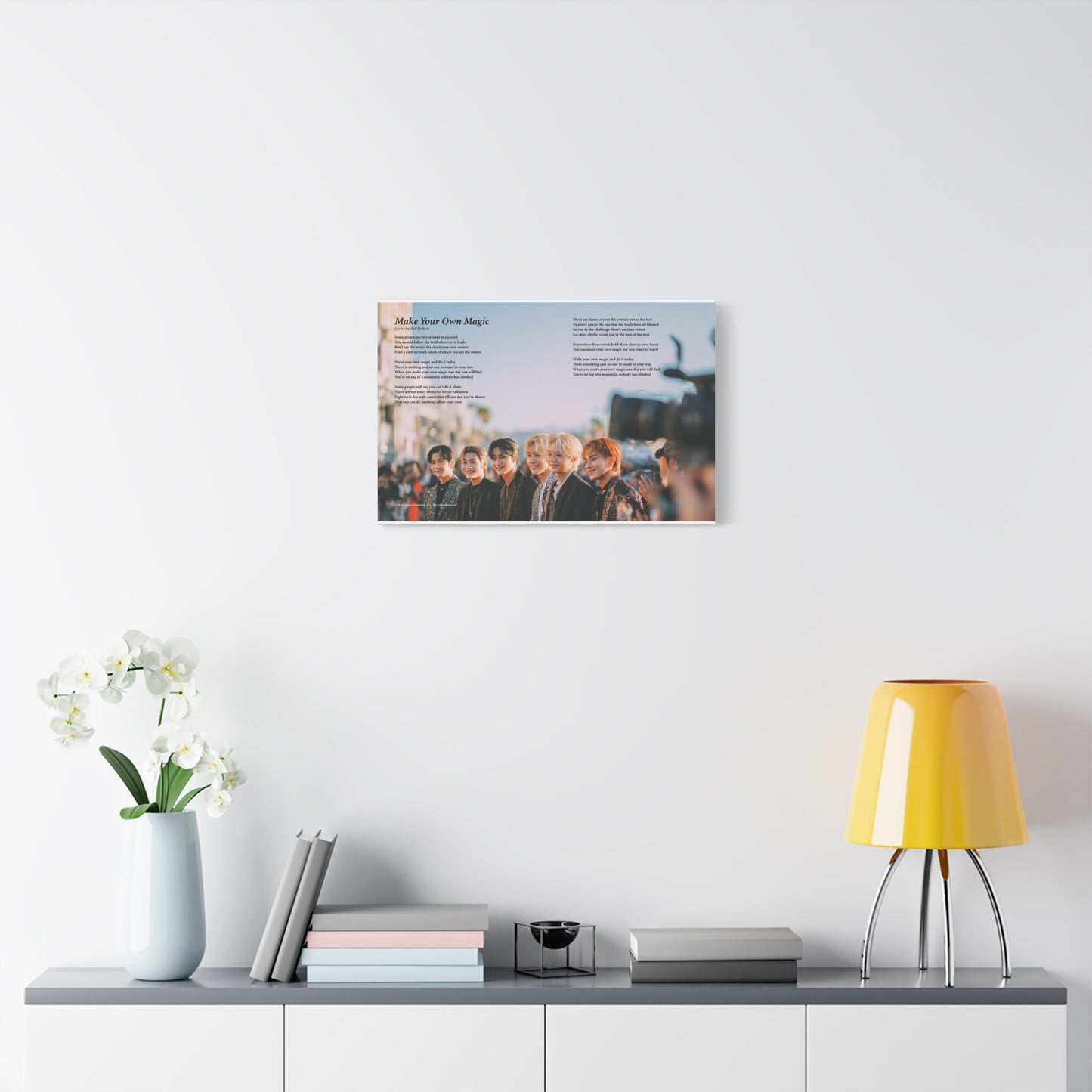 Make Your Own Magic — Lyric Art Print (Canvas)