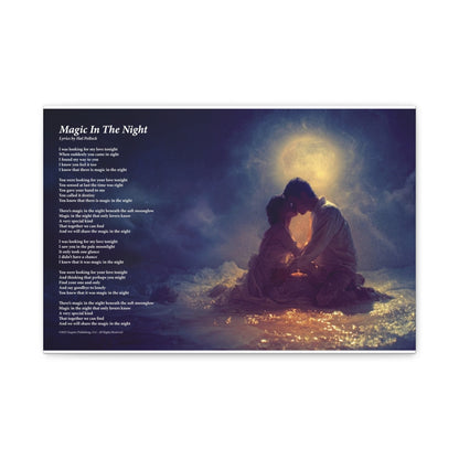 Magic In The Night — Lyric Art Print (Canvas)