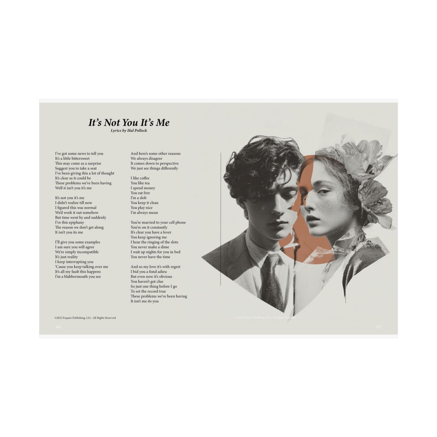 It's Not You It's Me — Lyric Art Print (Matte Paper)