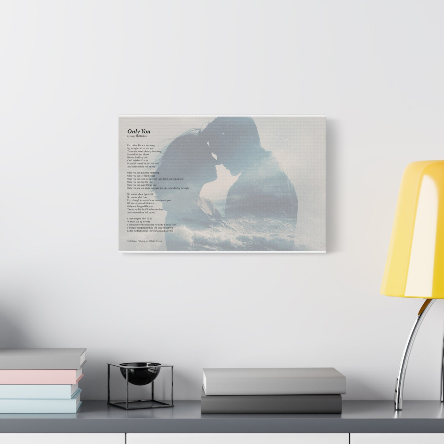 Only You — Lyric Art Print (Canvas)