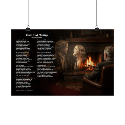 Time And Destiny — Lyric Art Print (Matte Paper)