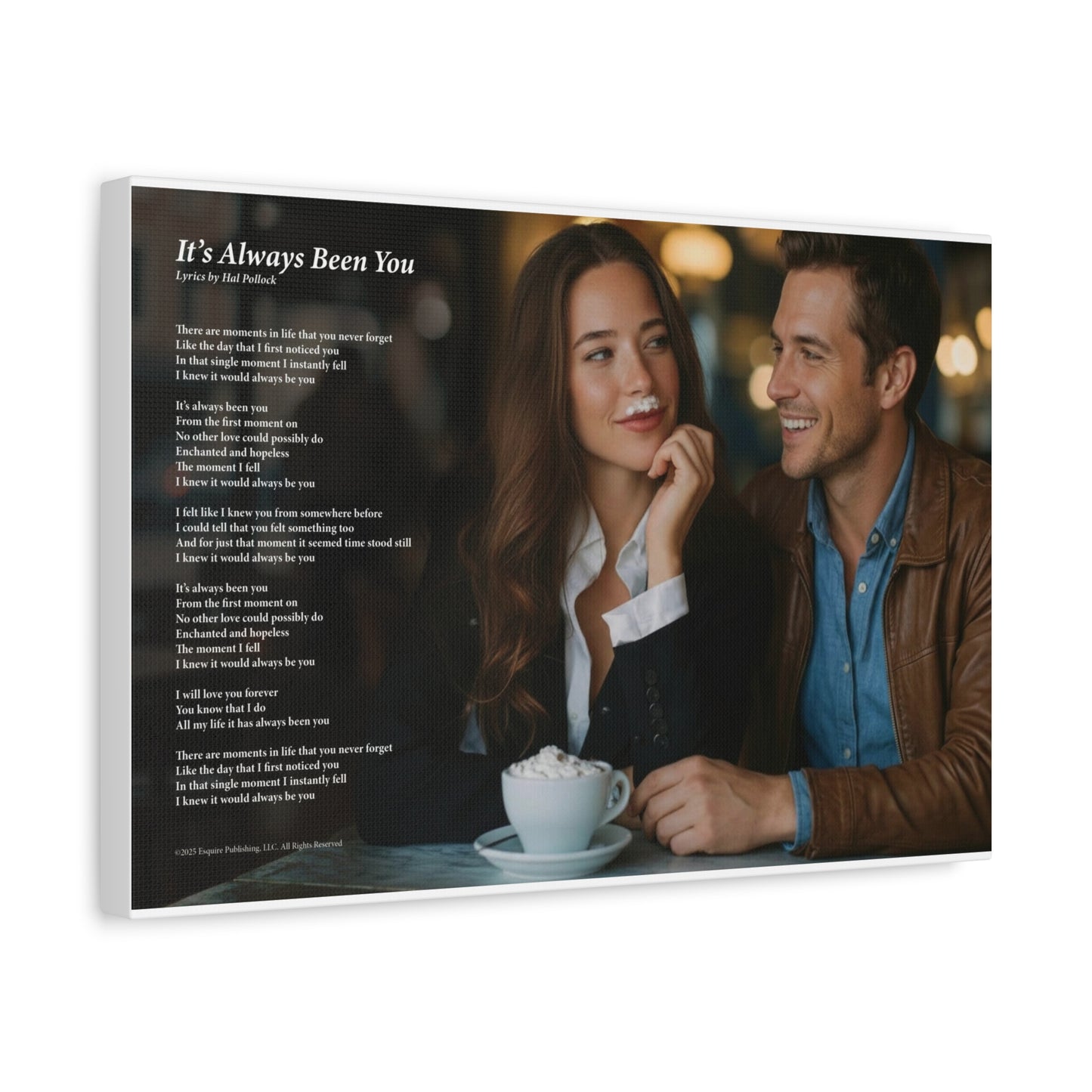 It's Always Been You — Lyric Art Print (Canvas)