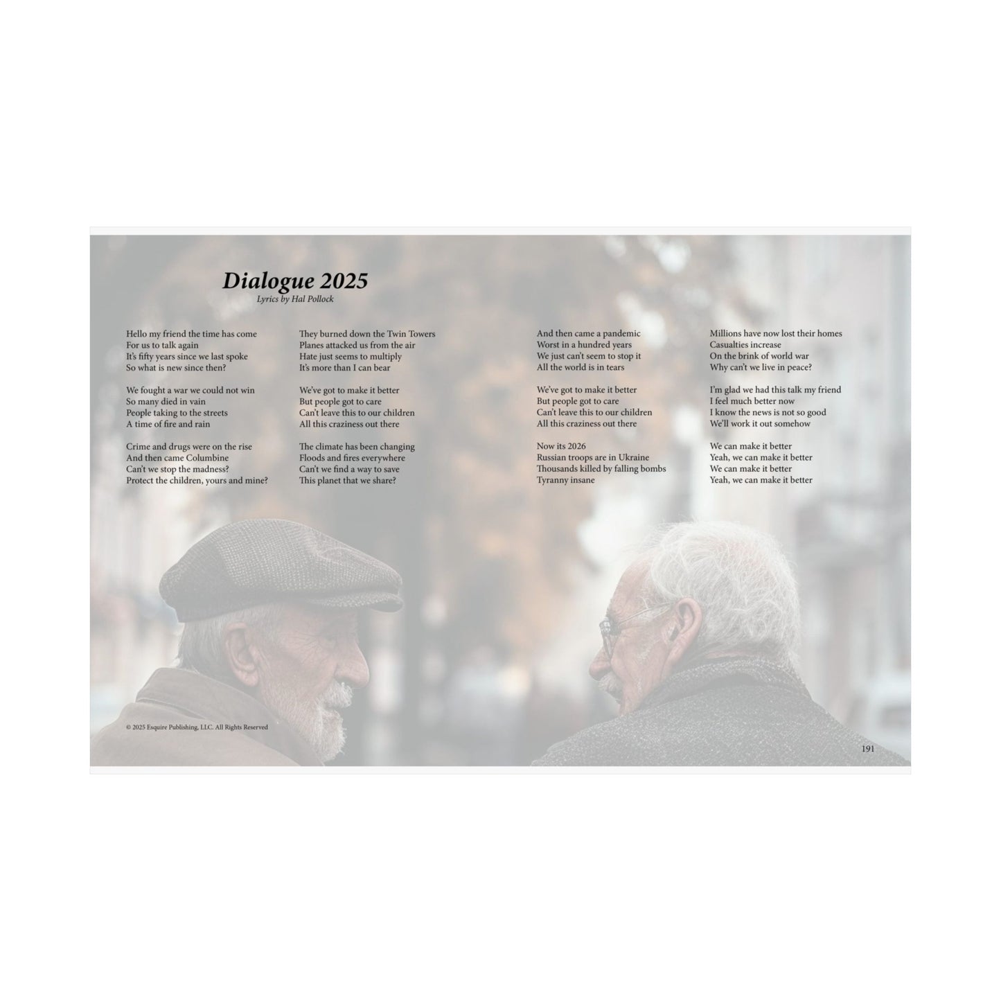 Dialogue 2025 — Lyric Art Print (Matte Paper)