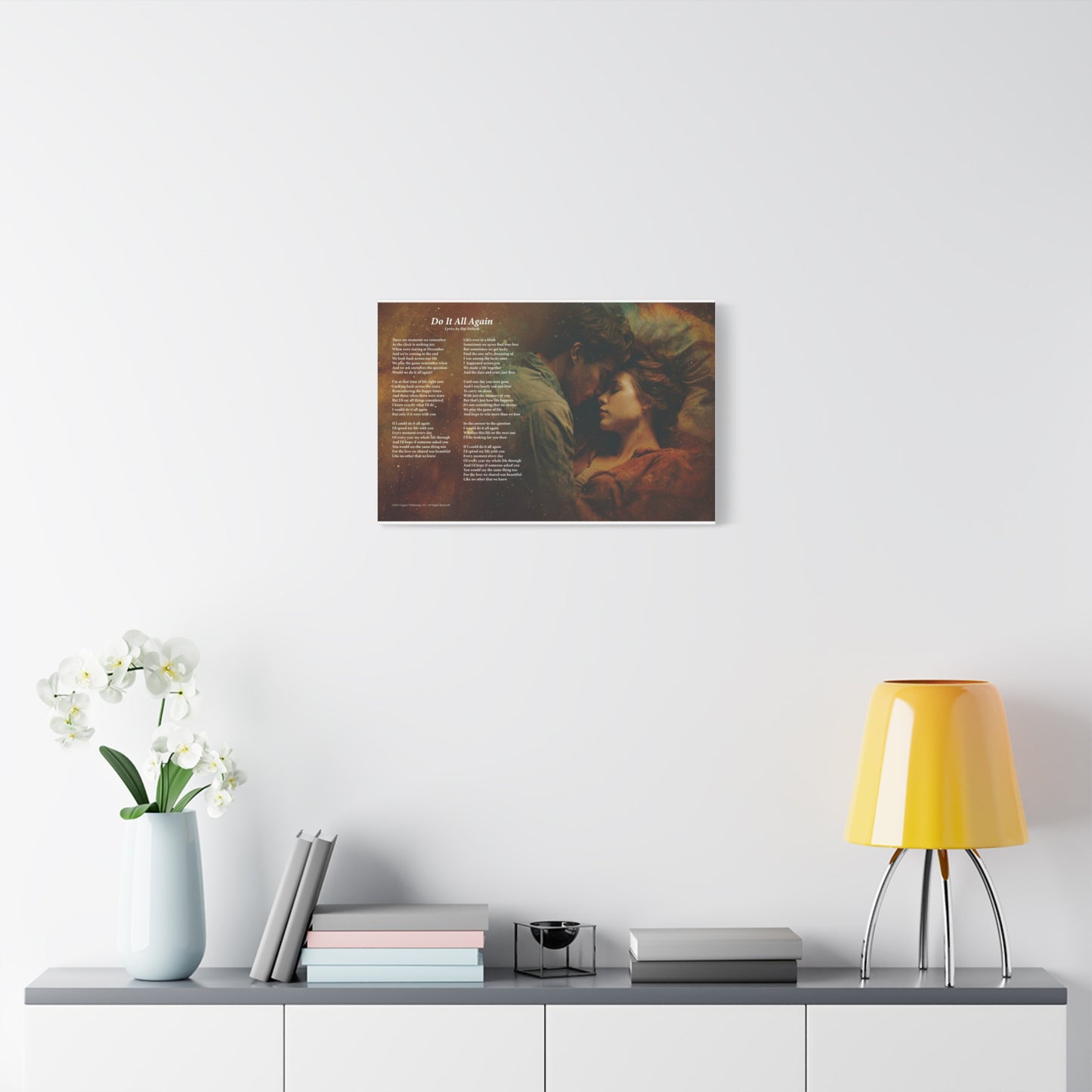 Do It All Again — Lyric Art Print (Canvas)