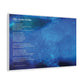 Fifty Shades Of Blue — Lyric Art Print (Canvas)