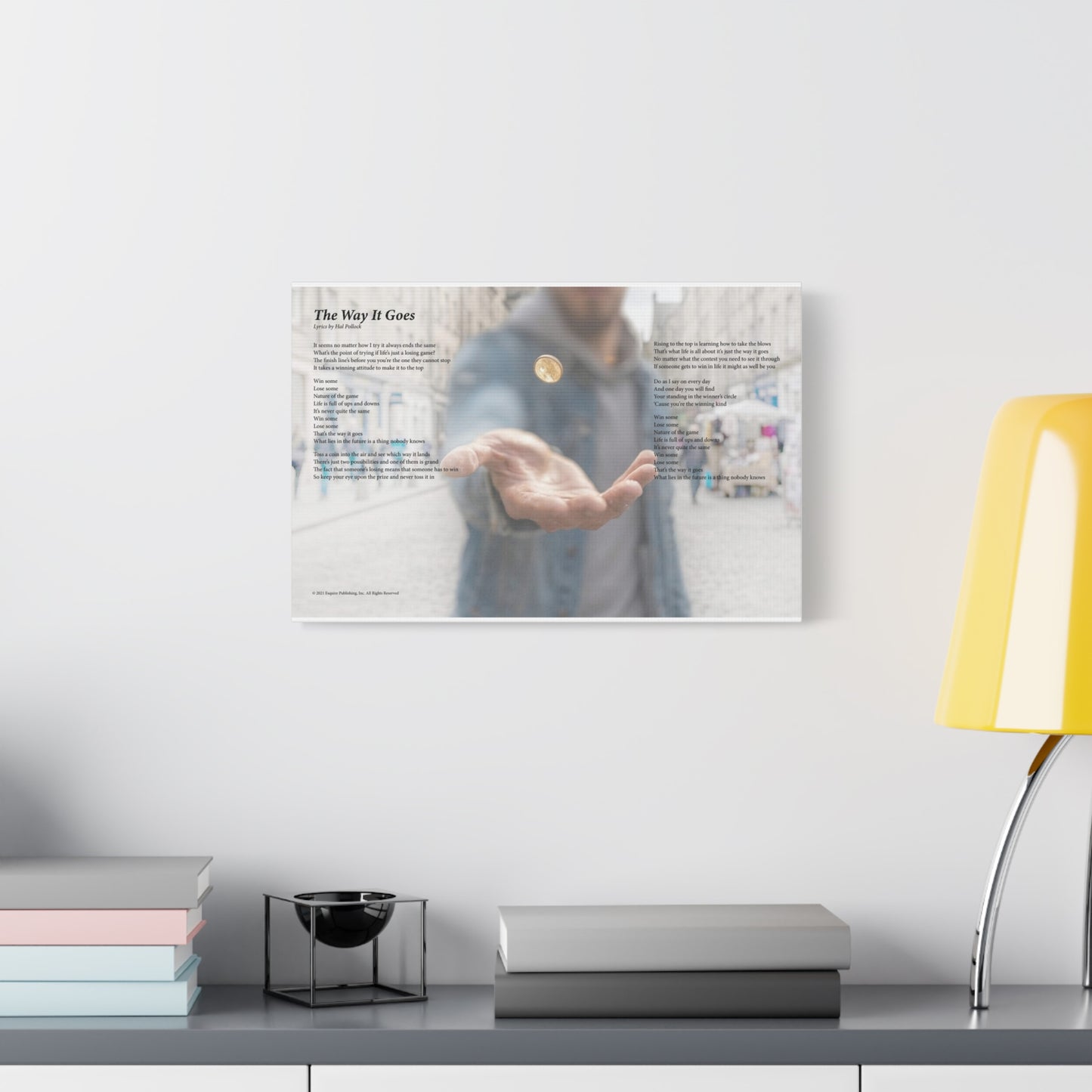 The Way It Goes — Lyric Art Print (Canvas)