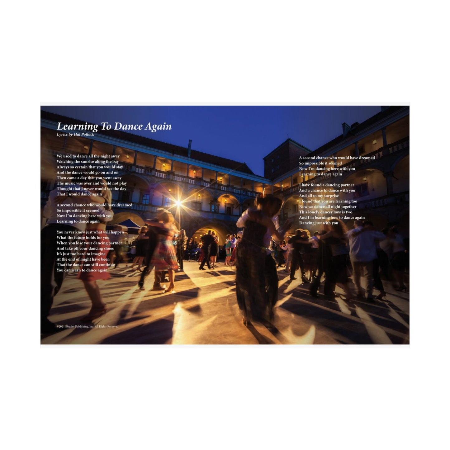 Learning To Dance Again — Lyric Art Print (Matte Paper)