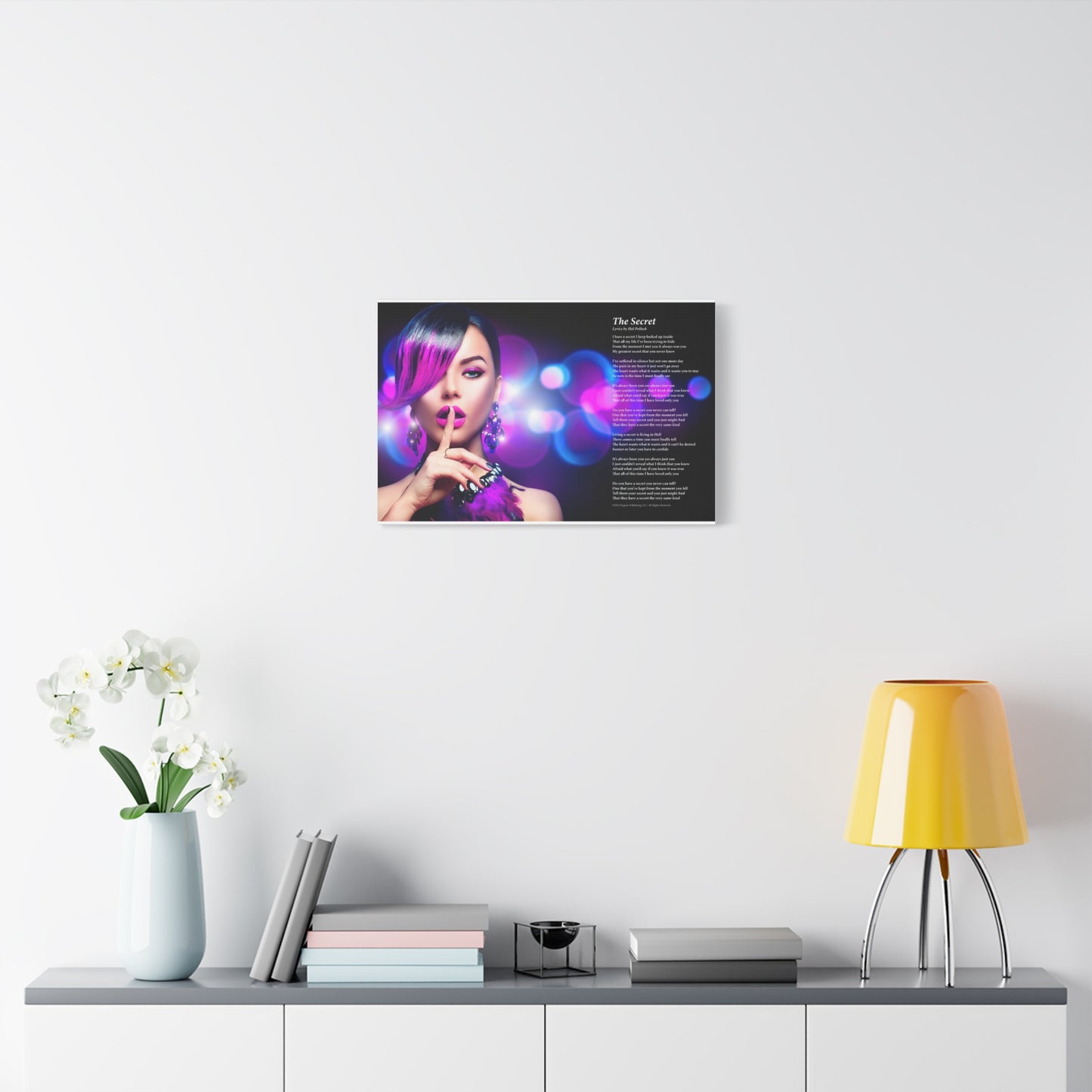 The Secret — Lyric Art Print (Canvas)