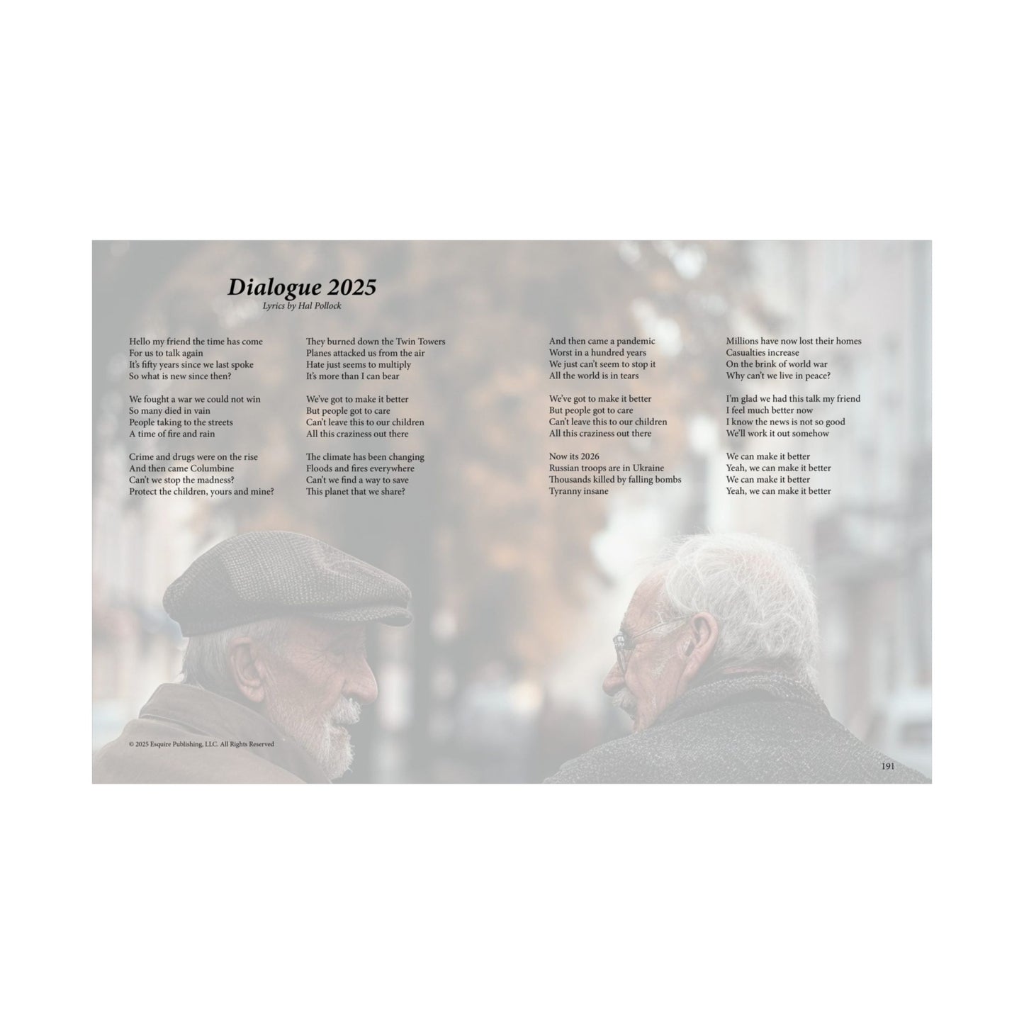 Dialogue 2025 — Lyric Art Print (Matte Paper)