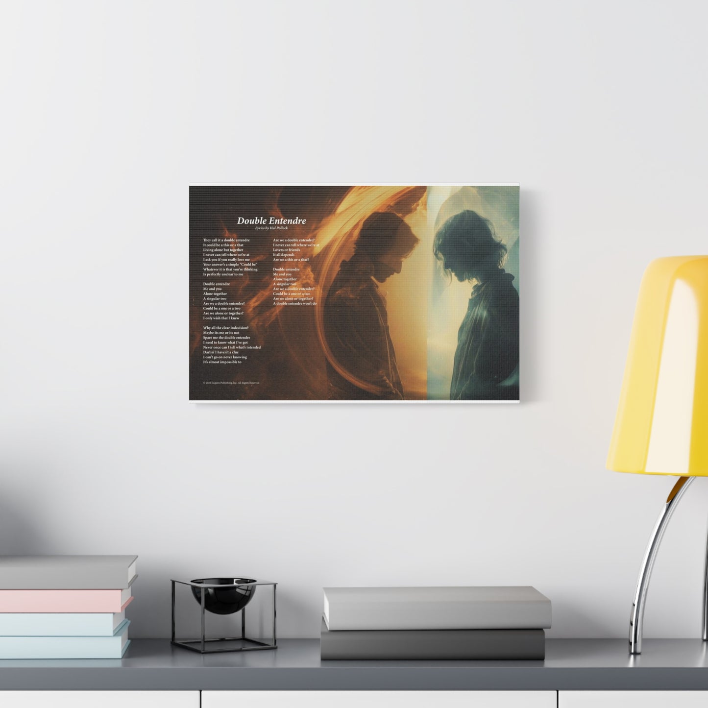 Double Entendre — Lyric Art Print (Canvas)