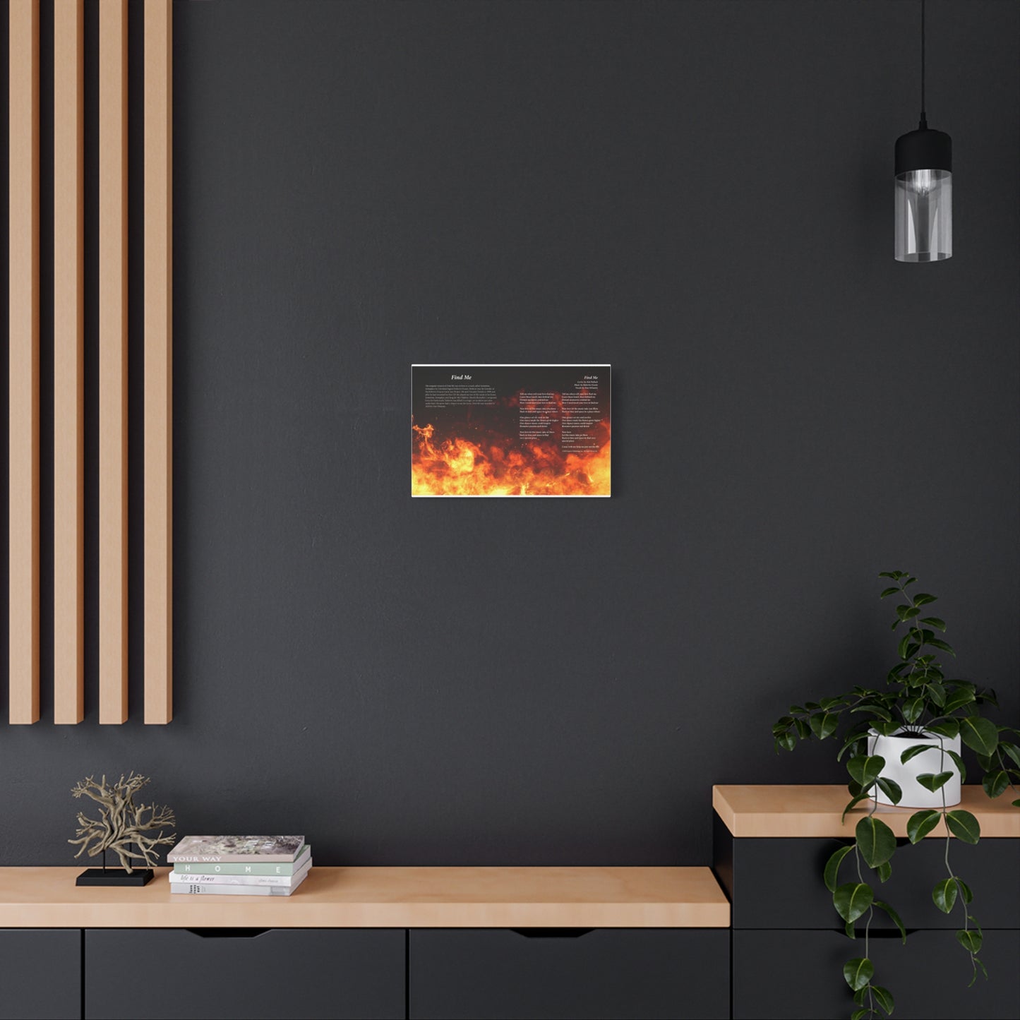 Find Me — Lyric Art Print (Canvas)