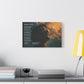 Believe In Yourself — Lyric Art Print (Canvas)