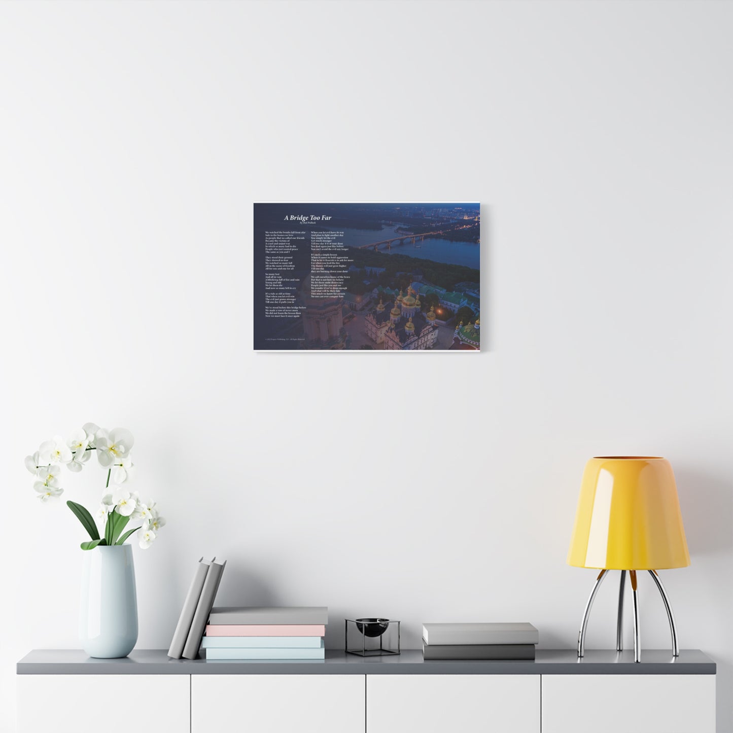 A Bridge Too Far — Lyric Art Print (Canvas)
