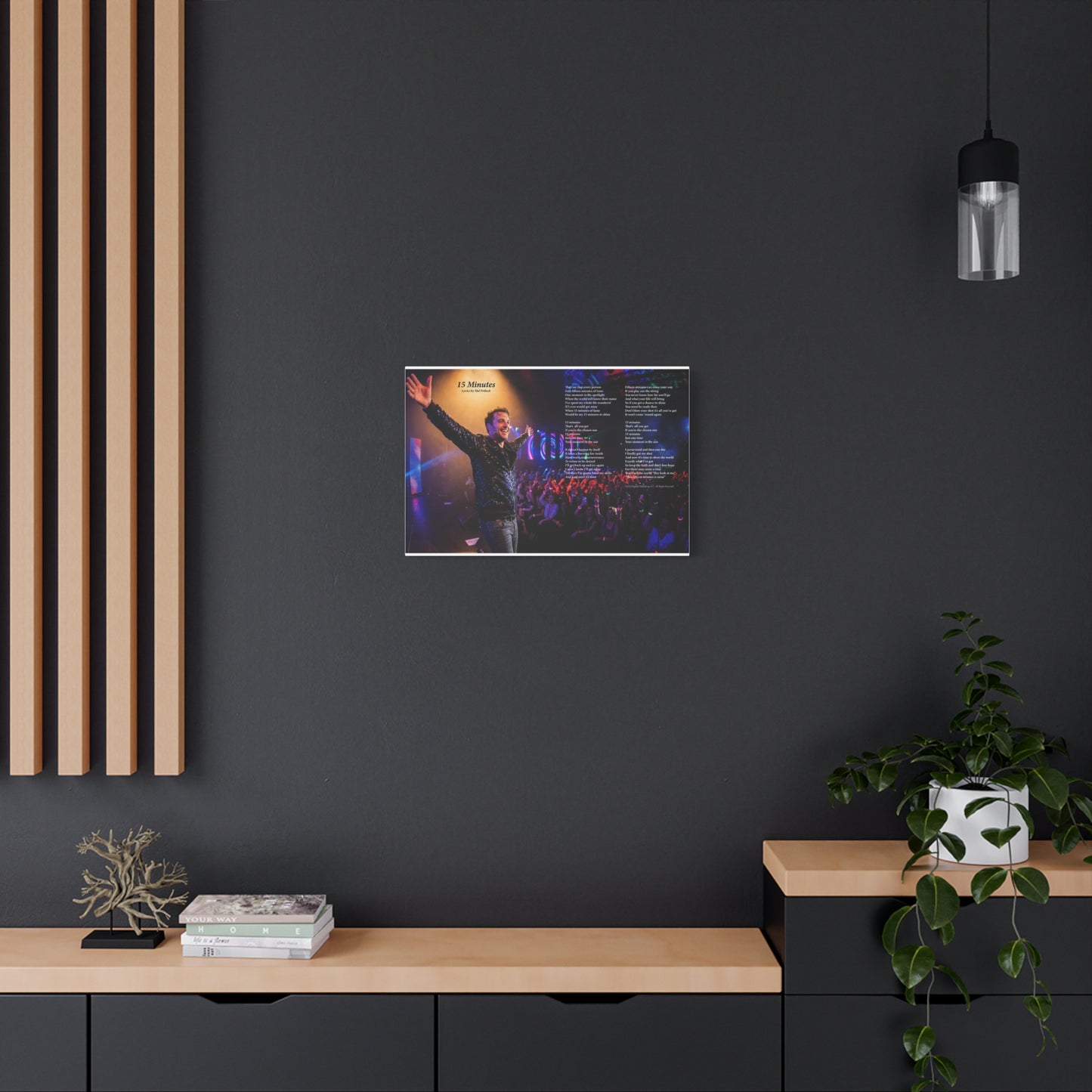 15 Minutes — Lyric Art Print (Canvas)