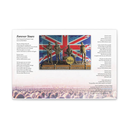 Forever Yours — Lyric Art Print (Canvas)