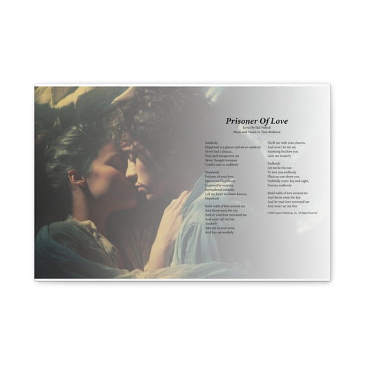 Prisoner Of Love — Lyric Art Print (Canvas)