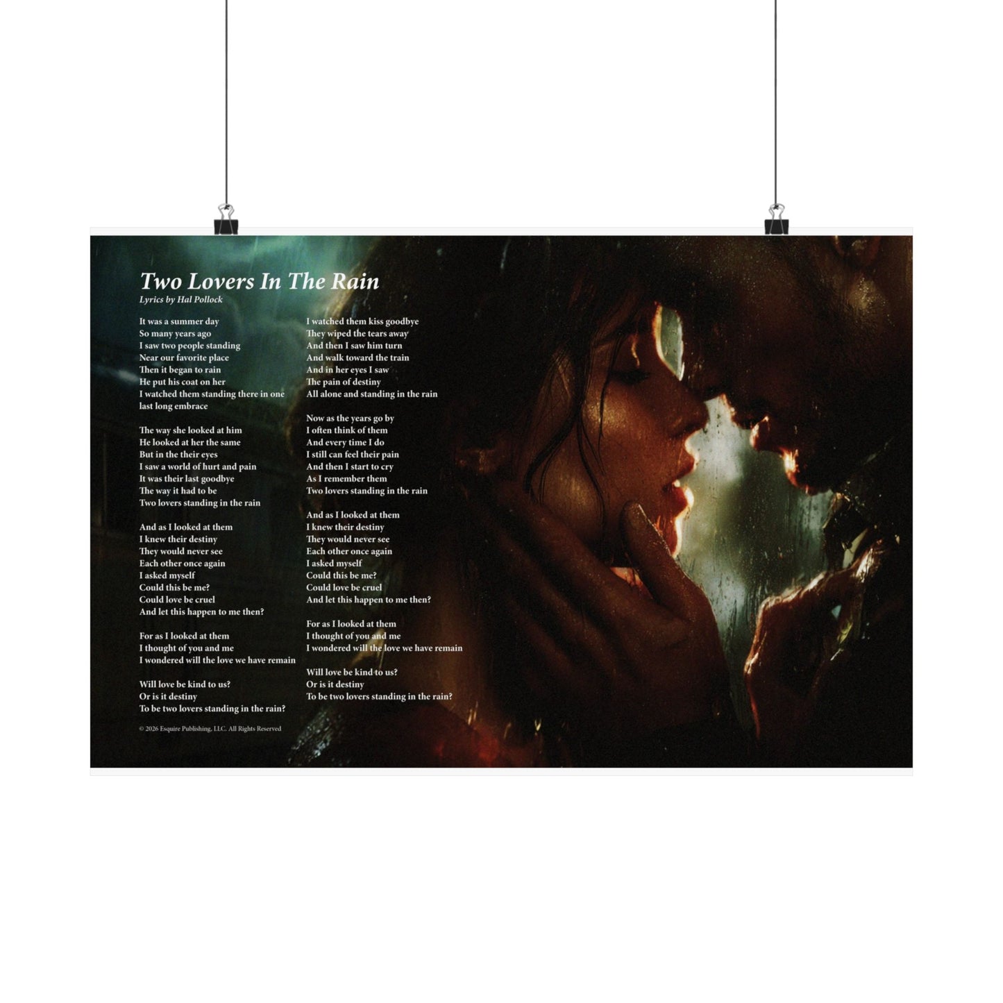 A Chance For Me — Lyric Art Print (Matte Paper)