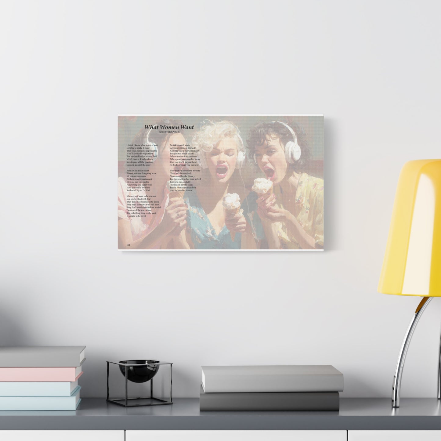 What Women Want — Lyric Art Print (Canvas)