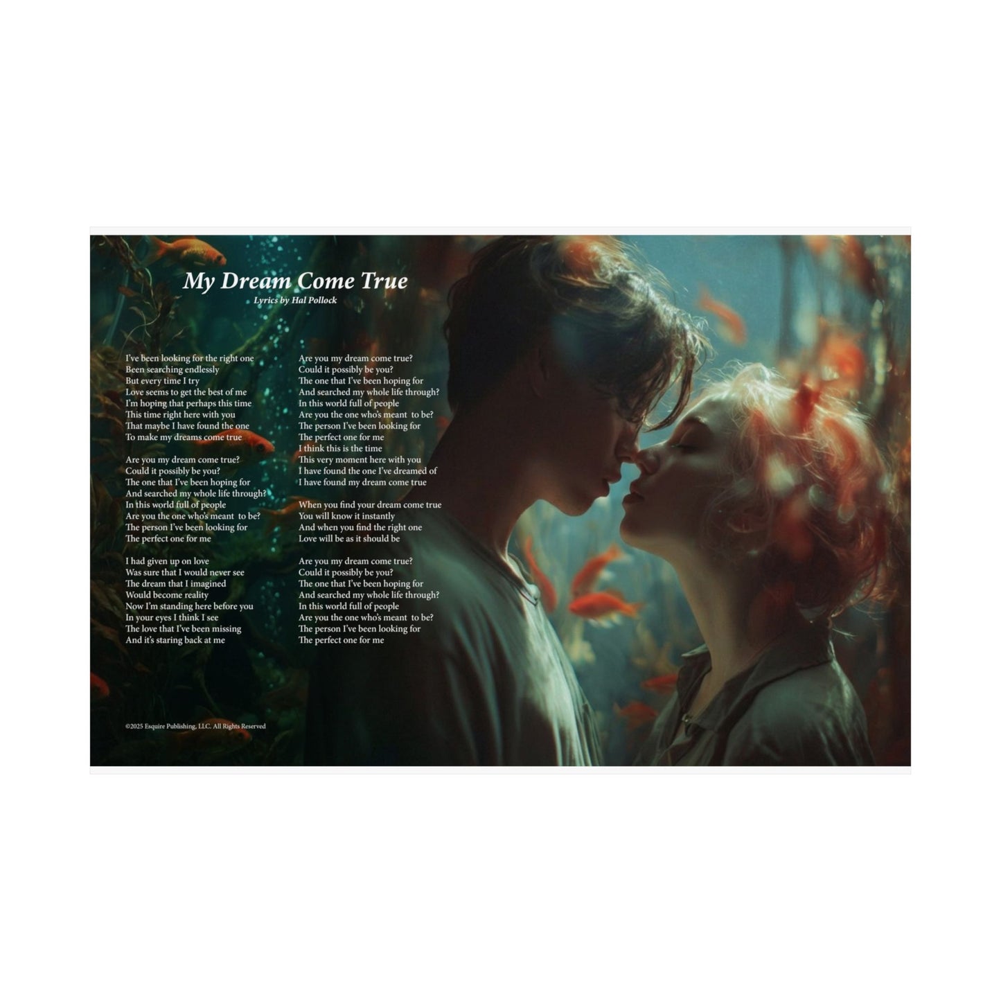 My Dream Come True — Lyric Art Print (Matte Paper)
