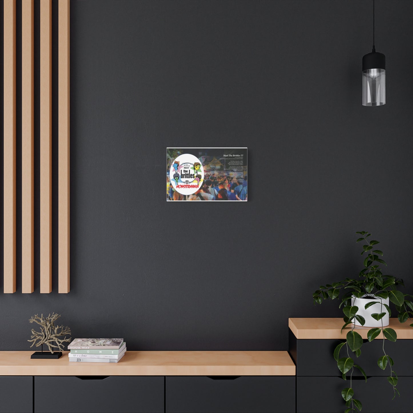 Monstermania — Lyric Art Print (Canvas)
