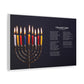 Chanukah Lights — Lyric Art Print (Canvas)