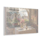 A Table By The Window — Lyric Art Print (Canvas)