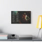 Two Lovers In The Rain — Lyric Art Print (Canvas)