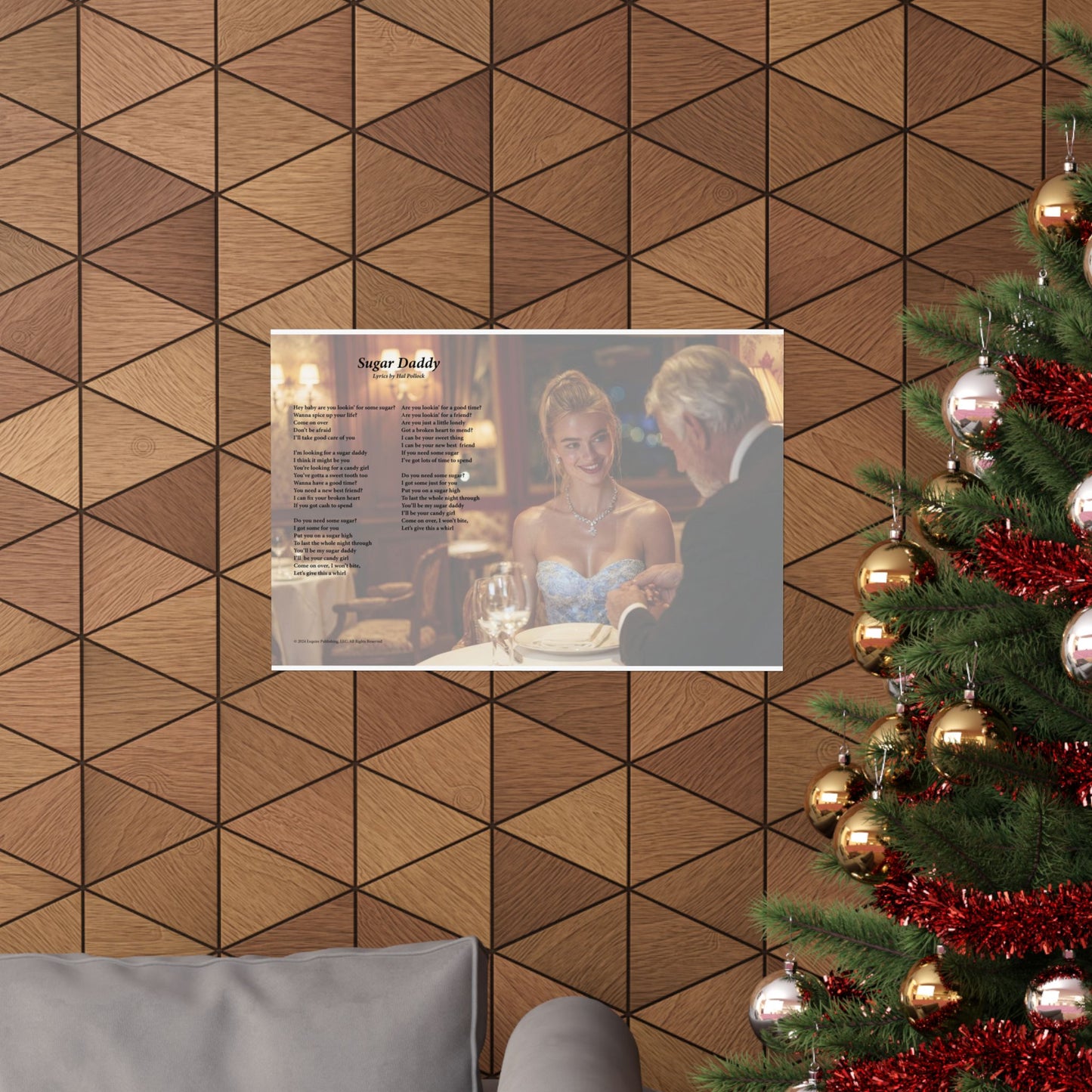 Sugar Daddy — Lyric Art Print (Matte Paper)