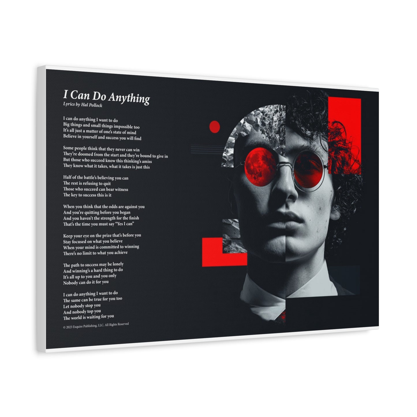 I Can Do Anything — Lyric Art Print (Canvas)