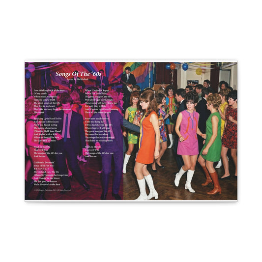 Songs Of The 60s — Lyric Art Print (Canvas)