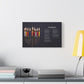 Chanukah Lights — Lyric Art Print (Canvas)