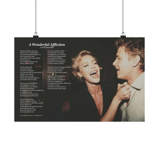 A Wonderful Affliction — Lyric Art Print (Matte Paper)