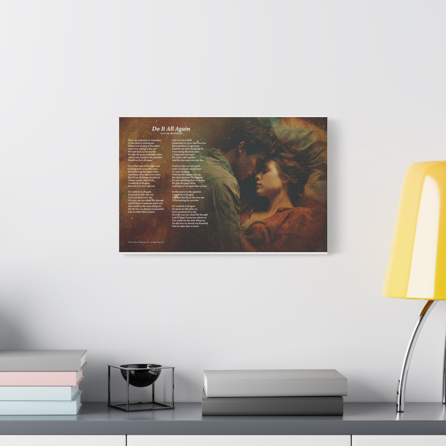 Do It All Again — Lyric Art Print (Canvas)