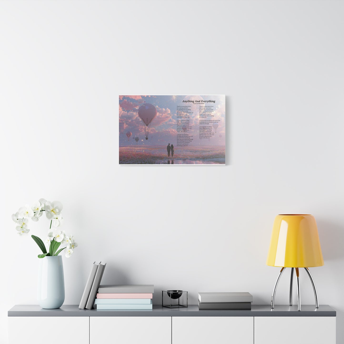 Anything And Everything — Lyric Art Print (Canvas)