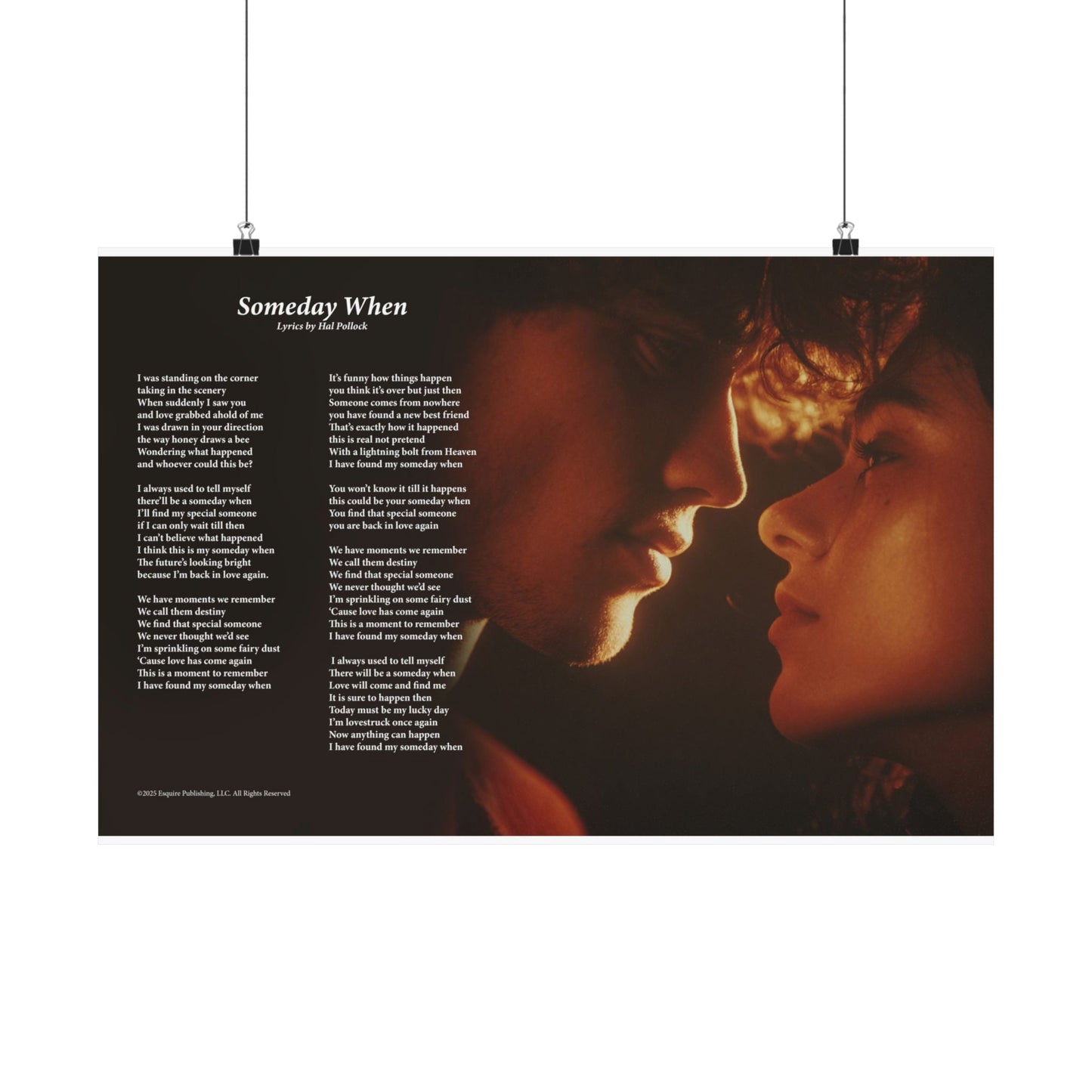 Someday When — Lyric Art Print (Matte Paper)