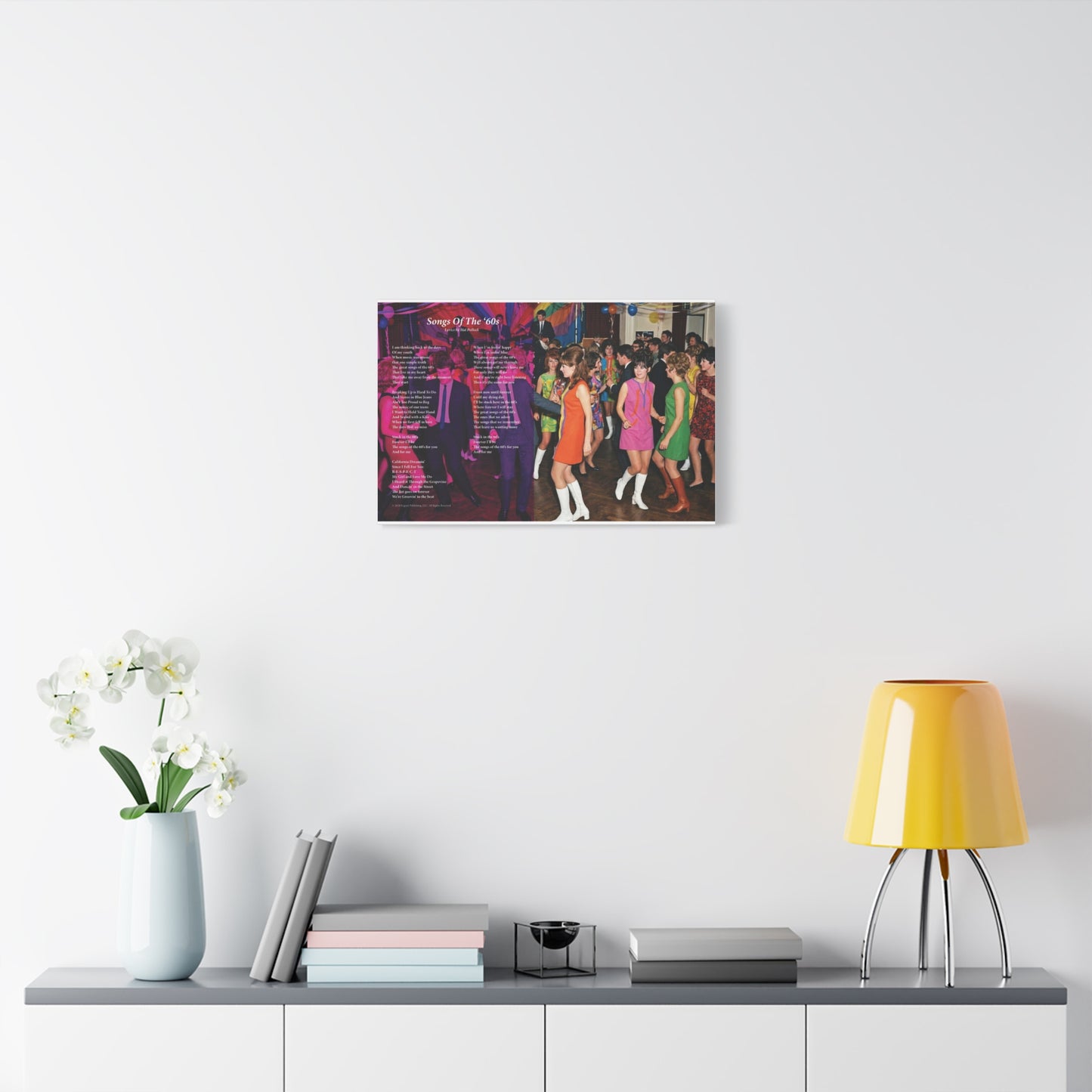 Songs Of The 60s — Lyric Art Print (Canvas)