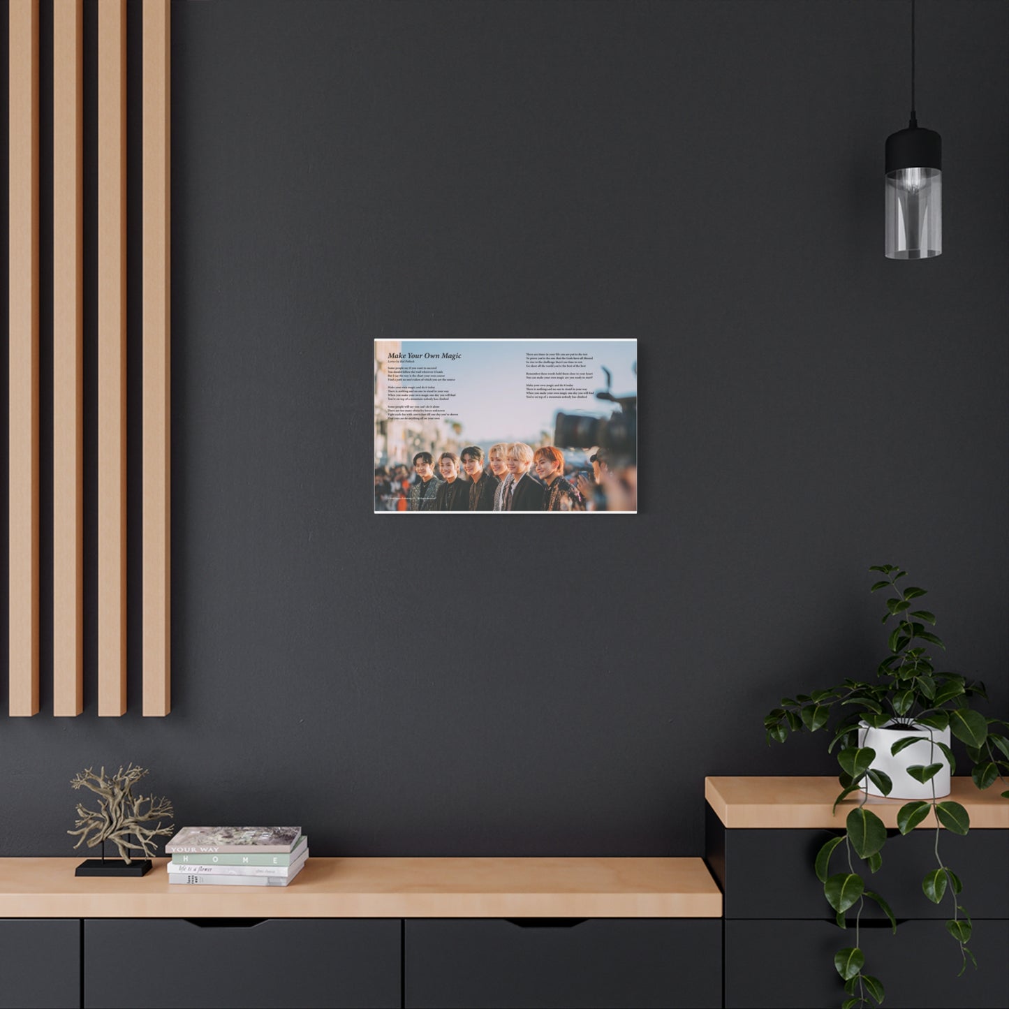 Make Your Own Magic — Lyric Art Print (Canvas)