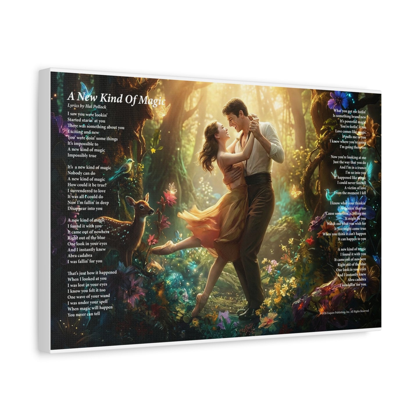 A New Kind Of Magic — Lyric Art Print (Canvas)