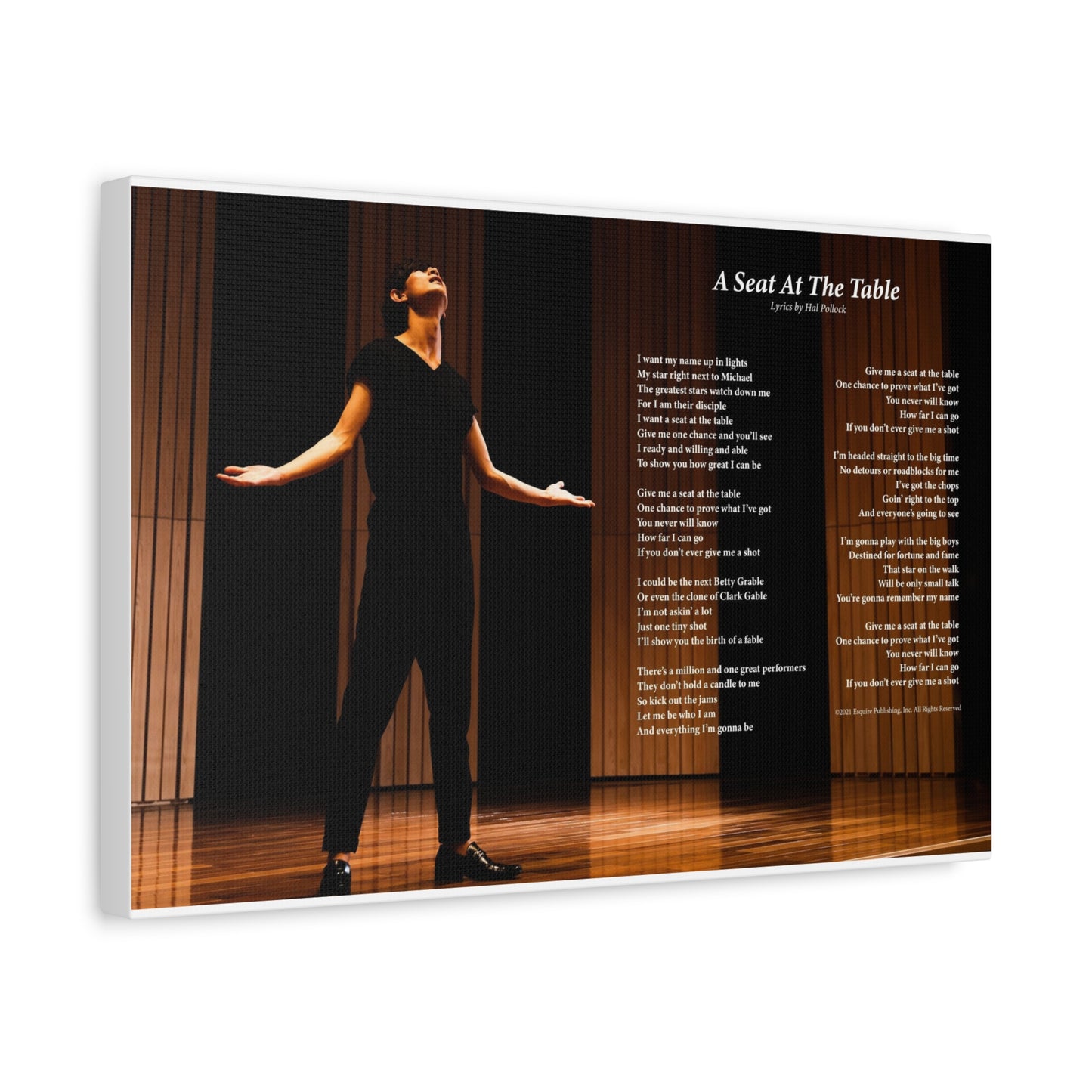 A Seat At The Table — Lyric Art Print (Canvas)