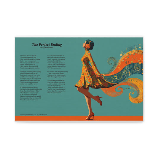 The Perfect Ending — Lyric Art Print (Canvas)