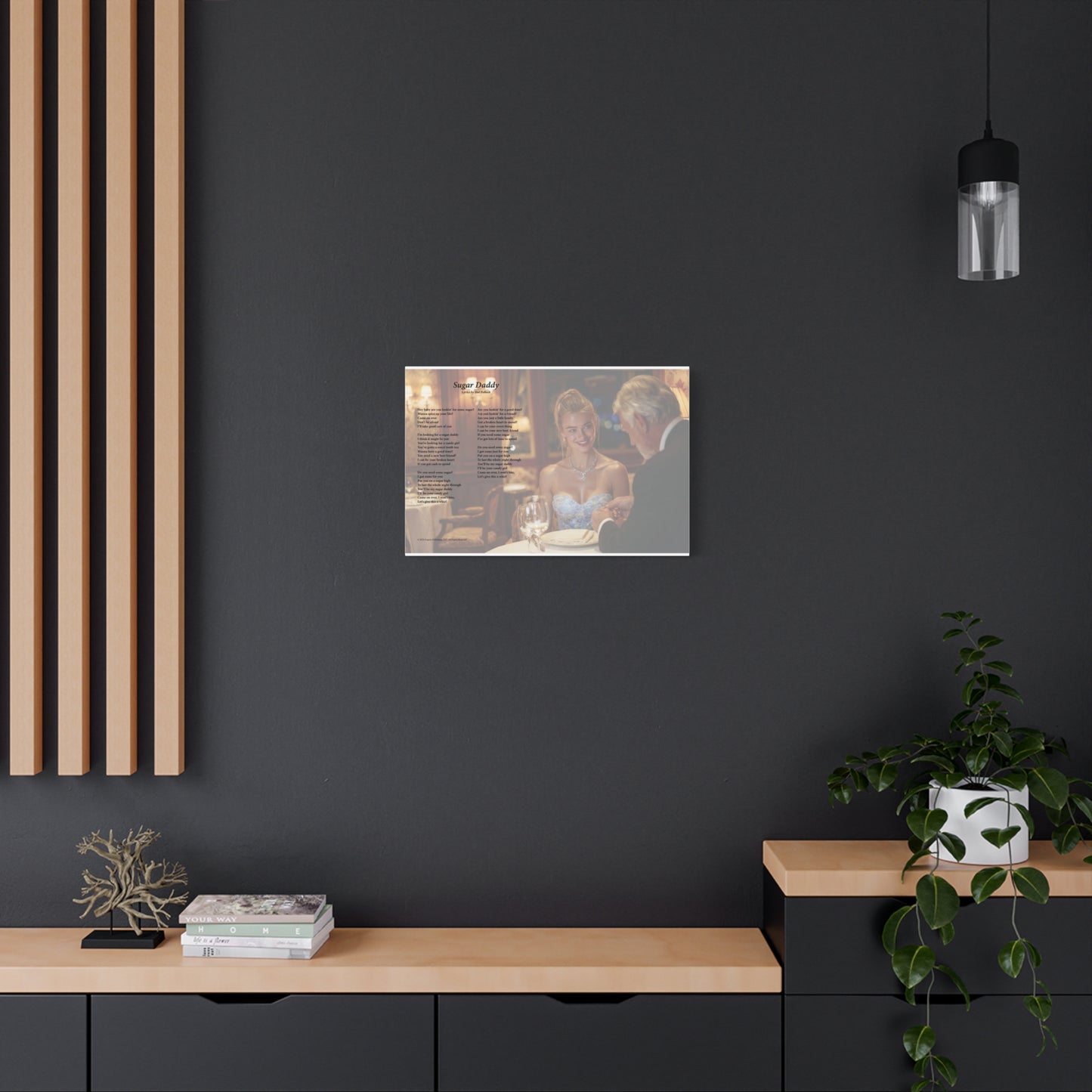 Sugar Daddy — Lyric Art Print (Canvas)