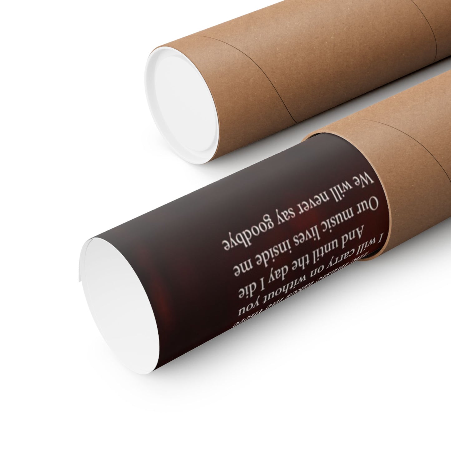 Saved By The Music — Lyric Art Print (Matte Paper)